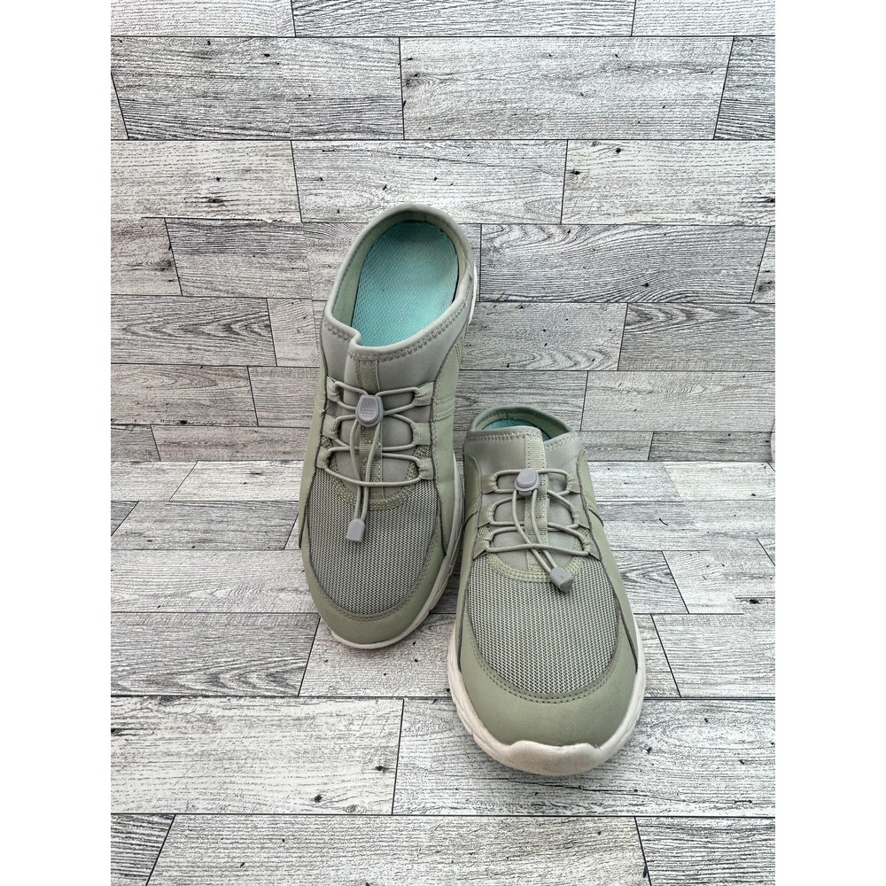 Vionic Zuri Shoes Womens Size 9 Green Slip On Athletic Walking Comfort Sneakers